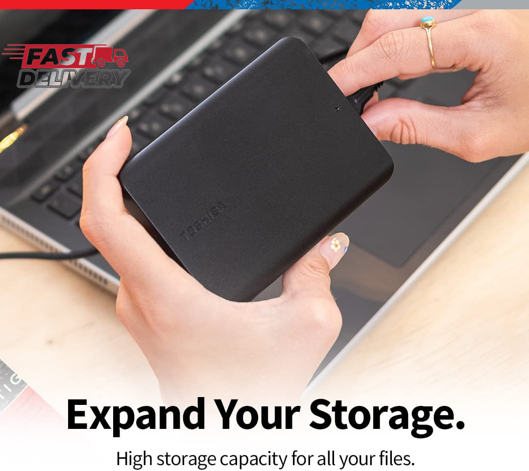 Toshiba Canvio Basics 2TB Portable External Hard Drive USB 3.0