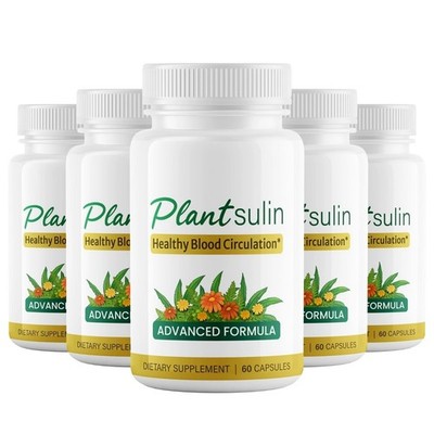 (5 Pack) Plantsulin Supplement for Advanced Immune Defense Support & Weight Loss