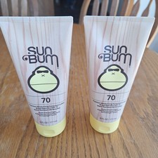 Sun Bum Original Sunscreen Lotion - SPF 70 - 6 fl oz EXP 01/28 lot of 2 bottles