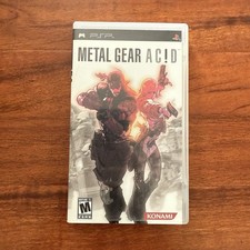 Metal Gear Acid Sony PSP Konami 2005 Tactical Strategy Tested Works No Manual