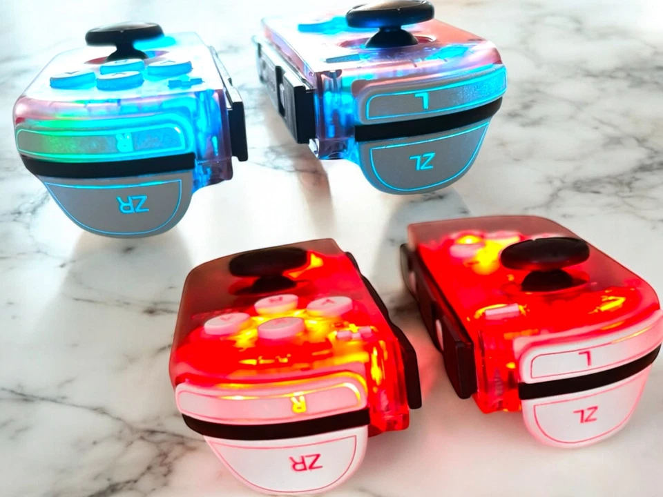 Custom Nintendo Switch Joycon Controller With LED Buttons (7 Colors & 9 MODES) - Image 2 of 4