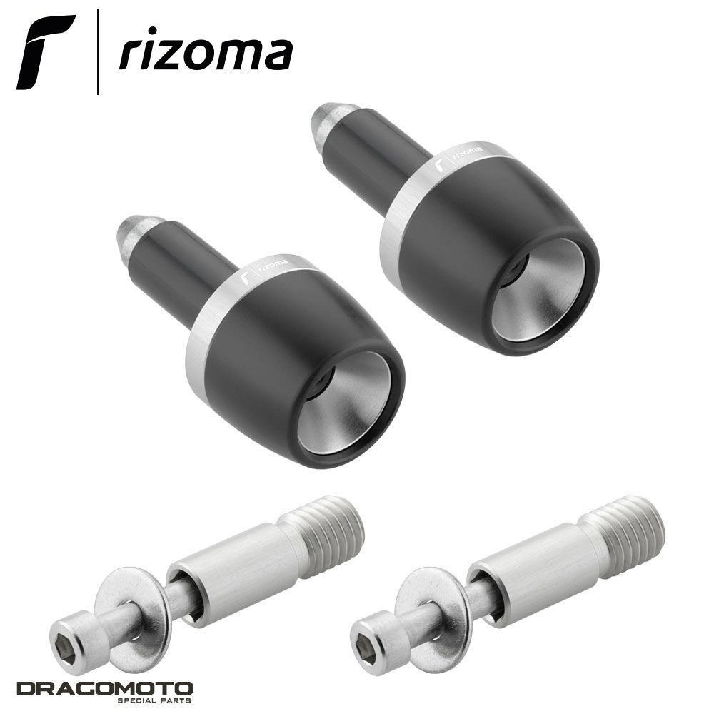 Extrémités de barre BMW S 1000 R Rizoma MA532A, l'élégance de l'aluminium taillé CNC