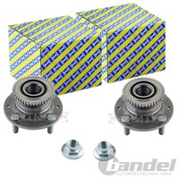 2X SNR RADLAGER-SATZ Vorne Passend FÜR Mazda MX-5 Links+Rechts