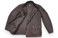 Barbour Duke International Wax Jacket Men's Cherry Brown England Size M-L