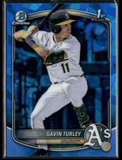 2025 Bowman Draft #BDC-28 Gavin Turley Chrome Sapphire