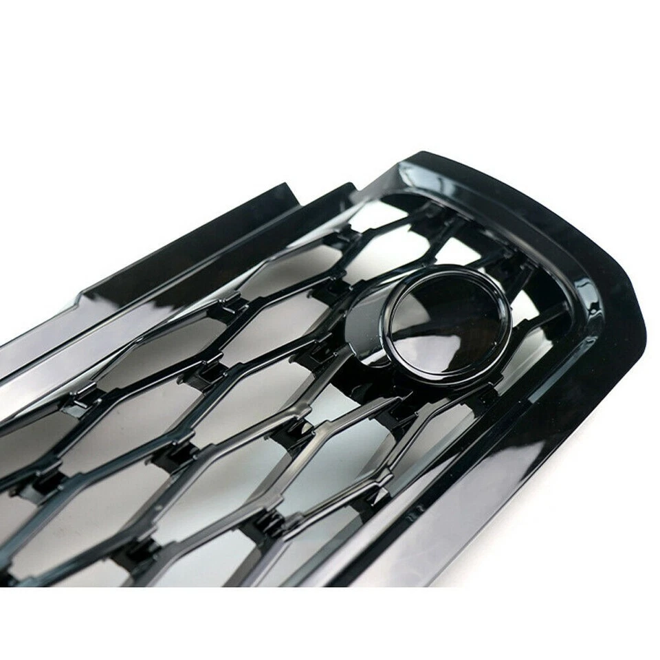 Parachoques delantero negro brillante apto para Range Rover Evoque 2012-2018 rejilla de admisión de aire Foto 3 de 4