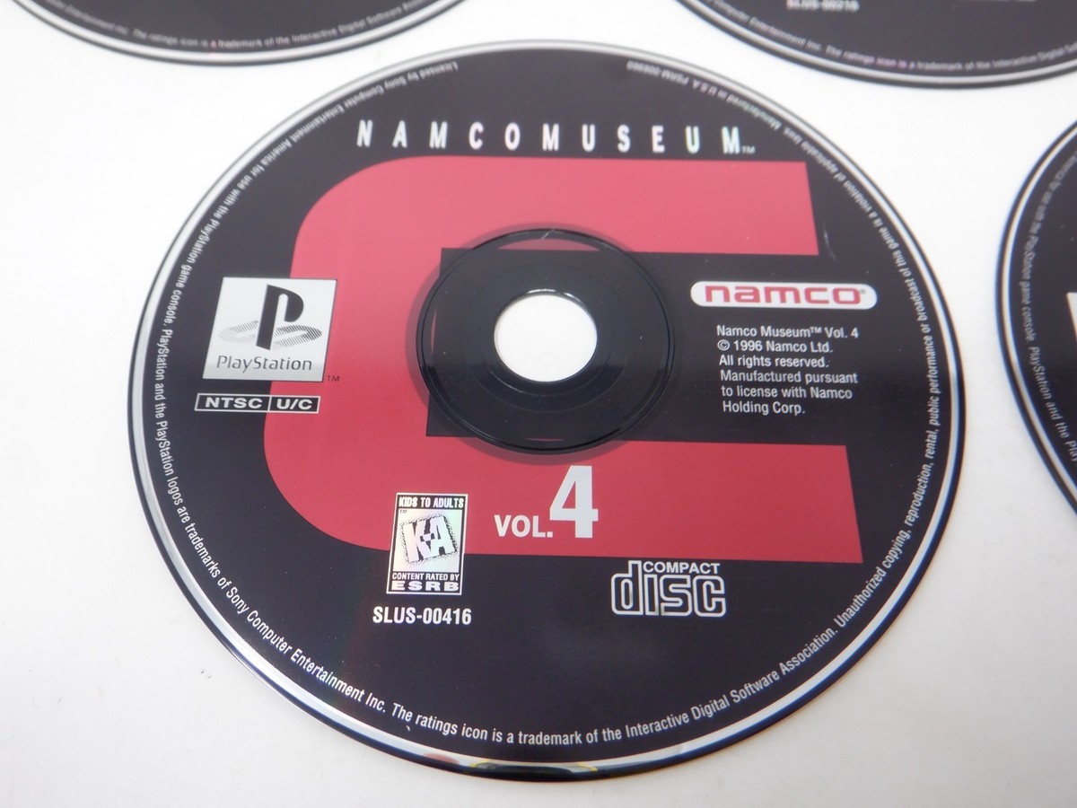 Namco Museum Vol. 1-5 (PlayStation, PS1) DISC ONLY SET | eBay