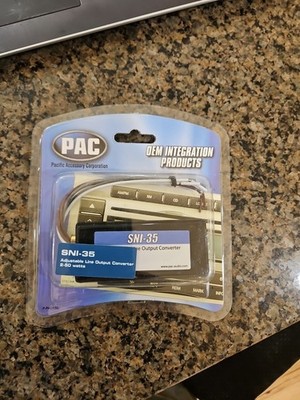 PAC SNI-35 Adjustable Factory Radio Line Output Converter 2-50 Watts per Channel