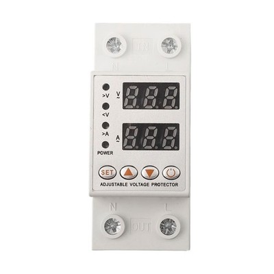 40/63A Rail Type Adjustable Overvoltage Protector Overcurrent Protection Limiter
