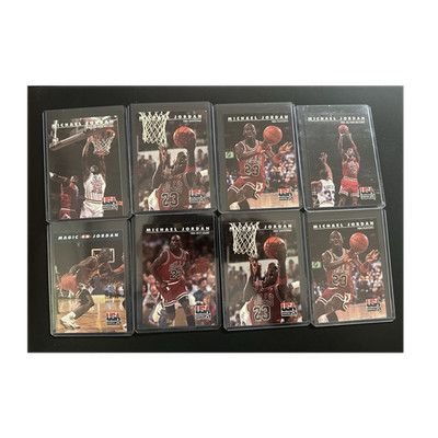 SkyBox Michael Jordan Card Lot 8 1992 USA Basketball Bulls NBA Basketball