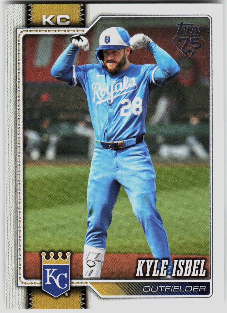 Kyle Isbel 689 2026 Topps 75 Years of Topps Kansas City Royals