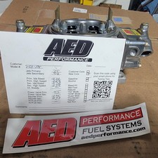 Aed 750ho Bt Blow Thru Holley Double Pumper Carb Turbo Supercharger Through 750