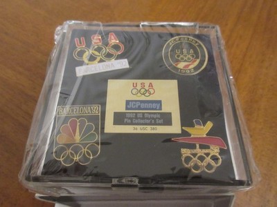 Pin Set Olympics 1992 Barcelona JCPenney Logo Olympics