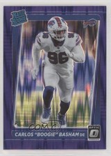 2021 Donruss Optic Rated Rookie Purple Shock Prizm Carlos Basham Jr Boogie uk2