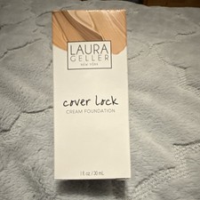 Laura Geller Cover Lock Cream Foundation 1 fl oz / 30 mL Cream Formula TAN