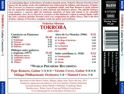 FEDERICO MORENO TORROBA: GUITAR CONCERTOS, VOL. 1 NEW CD