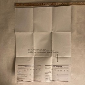 Inserto poster promozionale NES Blaster Master Sunsoft 1986 Nintendo 12x15,5