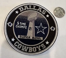 Dallas Cowboys NFL vintage Style embroidered iron on patch   4”x 4” Awesome!!