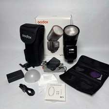 Godox V1 Pro Canon Flash  Godox X3 Pro C Trigger W/ Diffuser, Mag Ring, Lens  s