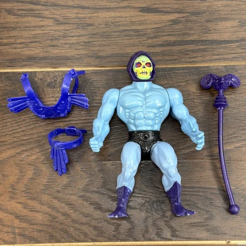 Skeletor He-Man MOTU Mattel 1985 Vintage Action Figure No Sword Damaged Armor