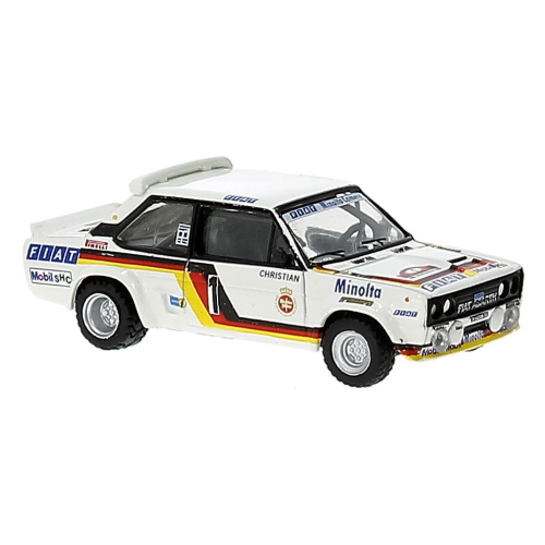 Fiat 131 Abarth NR.1 Fiat Minolta Rally Hunsrueck 1979 W.Rohrl 1:87 Brekina Auto-image