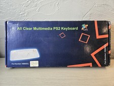 NEW Logisys All Clear Multimedia PS/2 Keyboard