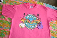 VINTAGE ROY CLARK TOUR SHIRT 1989 GUITAR SHIRT HEE HAW