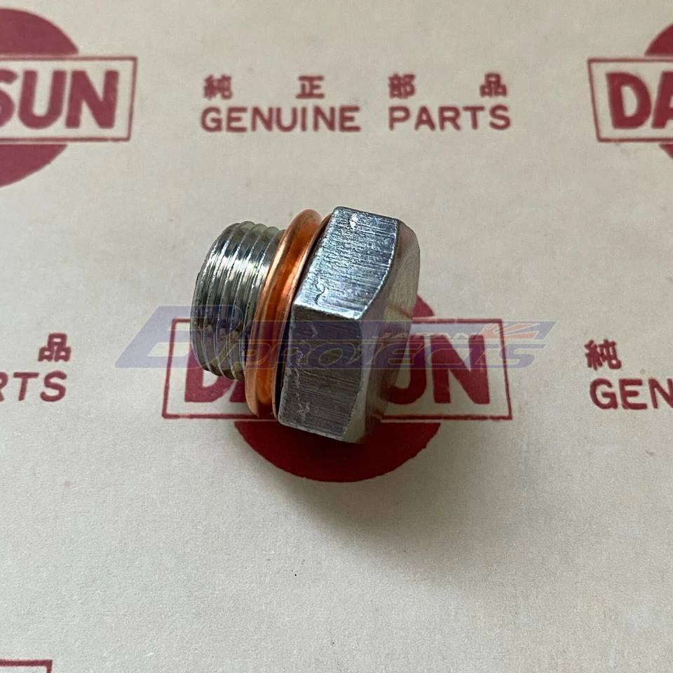 Perno de drenaje de aceite DATSUN 1200 / embalaje original (se adapta a NISSAN B10 B110 B310 A12 A15) Foto 3 de 4