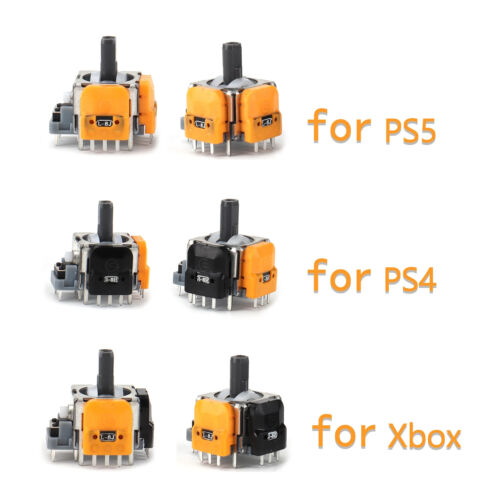 2PCS 3D Analog Sensor Hall Effect Joystick for PS5/PS4/Xbox