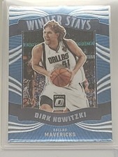 2023-24 Panini Donruss Optic Blue Winner Stays Dirk Nowitzki #4 Mavericks