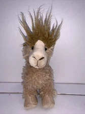 Ganz Llama Alpaca Patch Brown Stuffed Animal Toy 12”