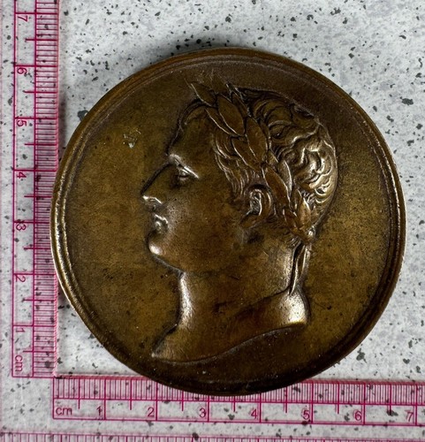 Large Napoleon Bronze Medal Stamped ROXOLANICVS MAXIMVS 116.9 Grams!! - Picture 12 of 12