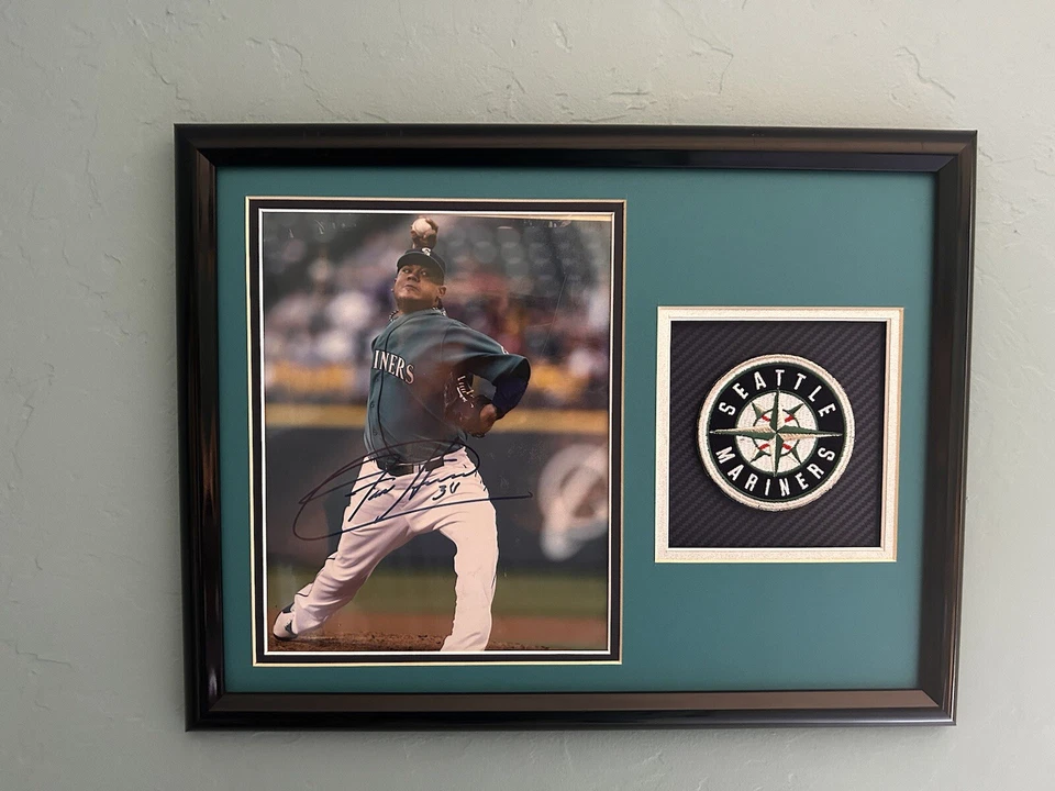 Felix Hernandez Autograph 12X16 Matted Photo 8X10 Mariners All Star - Image 4 of 4