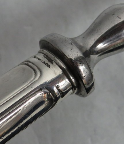 TIFFANY & CO HAMILTON 3-TEILIGES STEELRING SILBER 14 1/2" GROSSES SCHNITZMESSER SET - Bild 6 von 6