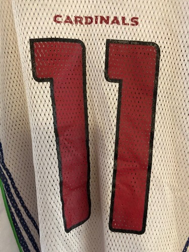 Arizona Cardinals Larry Fitzgerald Super Bowl #43 Jersey Youth Medium Reebok NFL - Picture 2 of 12