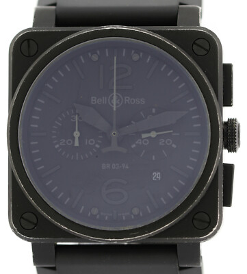  Bell & Ross Phantom Chronograph Automatik Ref. BR 03-94 S  Box + Papiere