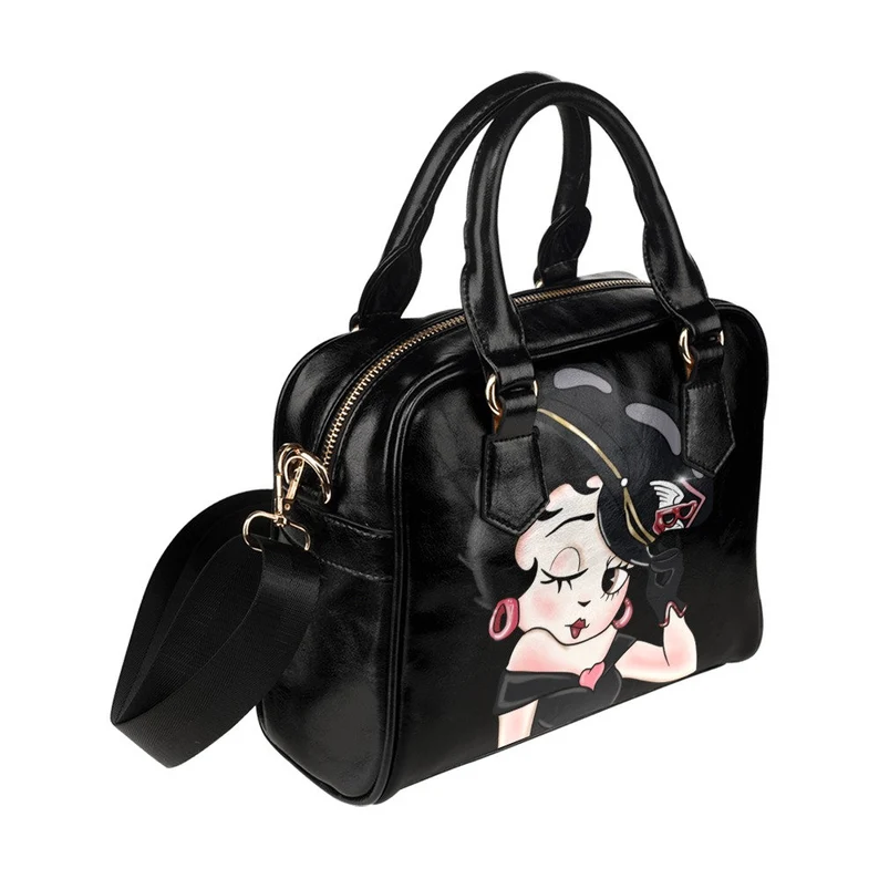 Cartoon Betty Boop is so cute Women's Shoulder Bag
