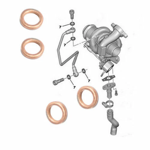 Kit turbo Citroën pour le système d'admission moteur pour automobile