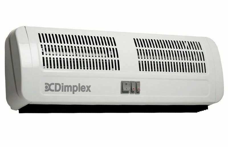 Dimplex AC3N 3kW Air Curtain Indoor Over Door Wall Fan Heater Metal White  4015627348226 | eBay
