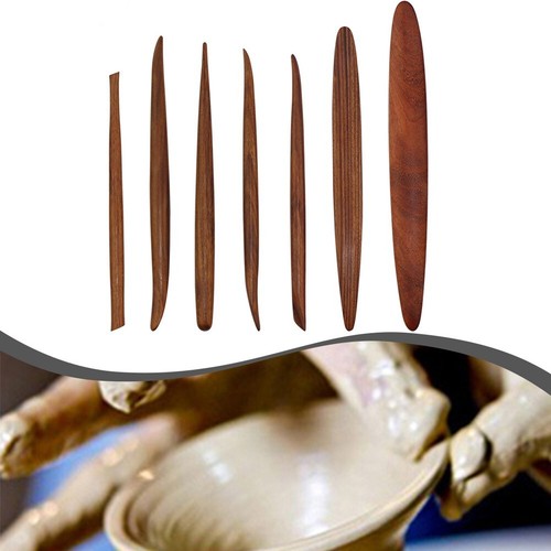 Handcrafted Mahogany Clay Tools For Finely Carved Sculptures And Pottery - Picture 4 of 10