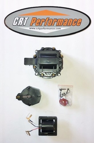 BUICK 225 231 ODD FIRE DAUNTLESS V6 HEI DISTRIBUTOR CAP / ROTOR + COIL KIT BLACK - 第 1/2 張圖片