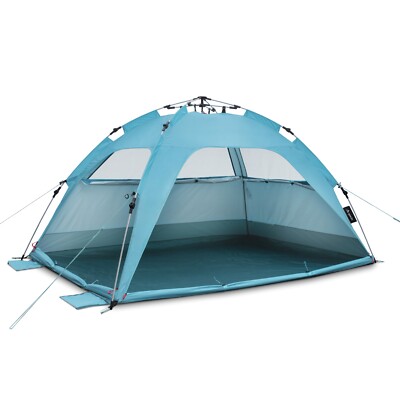 Strandmuschel qeedo Quick Palm Sekunden Strandzelt pop up - Oceanblue