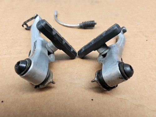 1 Set Shimano Deore BR-M420 Mountain Bike V-Brake Silver - Picture 5 of 8