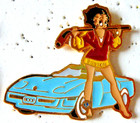 Lions Club Pins - BETTY BOOP TAKING HER DOG FOR A RIDE AND BETTY THE GOLFER — photo 3