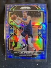 2021-22 Prizm Basketball Michael Porter Jr 75th Anniversary Blue SP