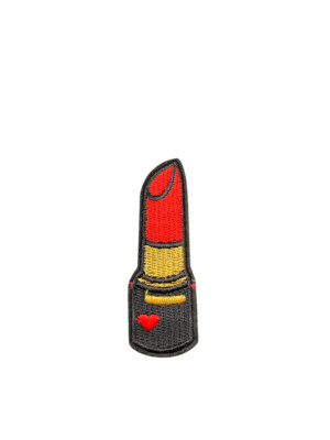Lipstick Makeup Barbie Beauty Patch, Iron On/Sew On