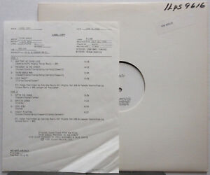 THIRD WORLD Prisoner In The Street 1980 US Advance Promo TEST PRESSING LP OST