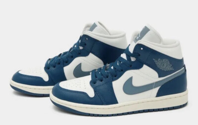 Nike Air Jordan 1 Mid Retro Sky Frozen & Ozone Blue Sail -BQ6472