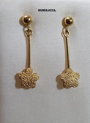Orecchini pendenti da donna placcati in oro con cristalli austriaci con strass di cristallo rosso floreale, gioielli da sposa, regalo per sposa, matrimonio, zirconia cubica, Placcato oro, Cristallo