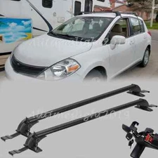 For Nissan Versa 2007-2022 Top Roof Rack Cross Bar 43.3 Luggage Cargo Carrier AT